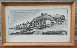 Gyula Hortobágy János Tuli etching 1/70