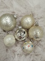 Glass Christmas tree decorations in one - vintage