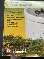 Nagy méretű víztartós kerámia karácsonyfa talp - német- 26ø