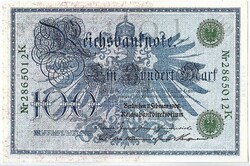 German Torszách 100 German gold marks 1908 replica