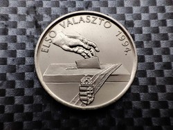 Hungary's first electoral commemorative medal 1994