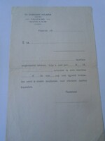 ZA470.16  Feslővisó (ma Románia Viseul de Sus) 1910's Dr. Doroghy Kálmán ügyvéd  tartozás behajtása