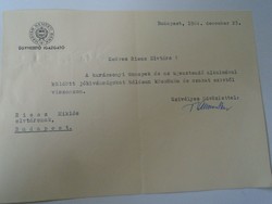 ZA468.27  MNB Magyar Nemzeti Bank - 1964  Budapest -Riesz Miklós elvtársnak címezve, ügyvezető ig.