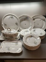 Antique Rosenthal porcelain tableware marked 1891 for 8 people