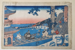 Japán fametszet: Utagawa Sadahide