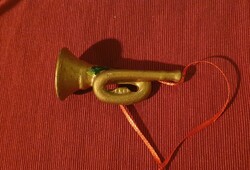 Christmas tree decoration - trumpet (ceramic)