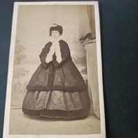 Hölgy szecessziós ruhában fotó