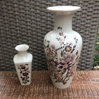 Sale Zsolnay large vase with gift small vase.