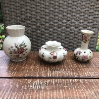 Sale 3 pcs Zsolnay vases.