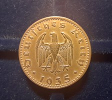 Német III. Birodalom 50 pfennig  (2) 1935A . POSTA VAN  ! Olvass !