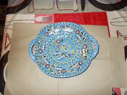 Beautiful colored blue tabbed wall plate