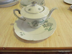 Teapot and 1 large plate