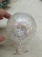 Retro Christmas tree decoration for sale! Big, thick glass ball, Christmas tree ornament for sale!