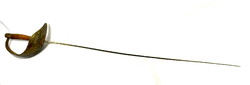 Huingaria marked old wooden hilt fencing dagger - sword