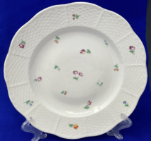 Óherend small porcelain plate with flower pattern (18.5cm) - cz