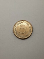Yugoslavia 5 dinars 1984