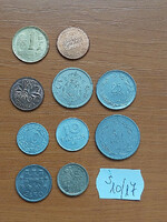 Mixed coins 10 pieces s10/17
