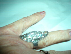 Vintage large silver ring
