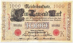 Németország 1000 Német arany márka 1910 REPLIKA