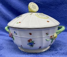 From HUF 1, Herend soup bowl with lemon tongs, flower pattern from 1947!