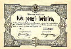 Replica - two pengő for forints (1849) Kossuth-semere with signatures!