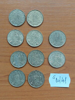 Spanish 1 peseta 1975 10 pieces s10/41