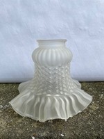 3 pieces of frilled glass lamp shade
