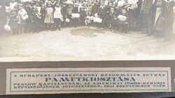 Large photo cotton distribution in Józsefváros 1921