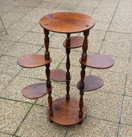 Retro design wooden flower stand
