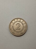 Yugoslavia 2 dinars 1980