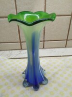 Colorful, broken glass vase for sale!