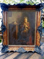 Varró nő festmény (130)