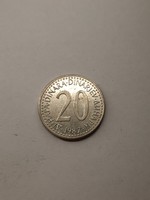 Yugoslavia 20 dinars 1987