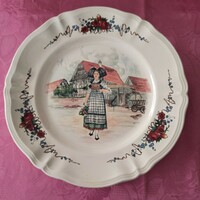 Sarreguemines Obernai lapos tál, tálca