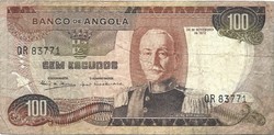 100 escudo escudos 1972 Angola 1.