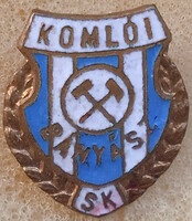 Komló miner sk sport badge