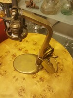 Antik sárgaréz asztali lámpa