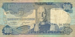 500 escudo escudos 1972 Angola