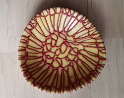 Retro Pesthidegkút ceramic bowl designed by várdeák ildíko