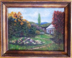 valér Ferenczy (1885 - 1954): the garden of the artists' colony in Nagybánya