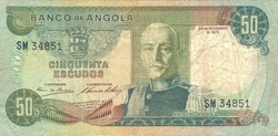 50 escudo escudos 1972 Angola
