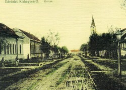 E - 114 reproductions of small-pointed old photographs on postcards in unc quality: főutca