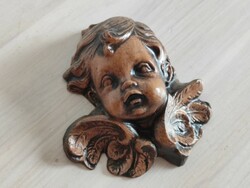 Angel head wall-hanging ceramic bas-relief