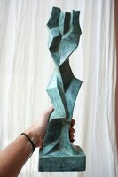 Cubist nude, torso - 45 cm bronze, thin-walled casting.