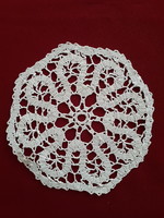 Ribbon crochet round lace tablecloth