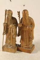 Marked hand-carved wooden sculptures 407