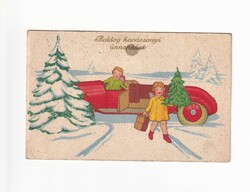 K:162 Christmas antique postcard
