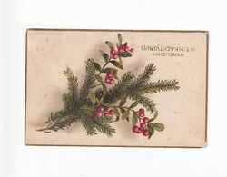 K:158 Karácsony antik képeslap 1917