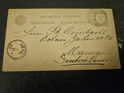 1891 Zagreb Hungarian-Croatian 2 kr postcard