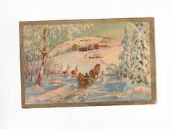 K:161 Karácsony képeslap 1957